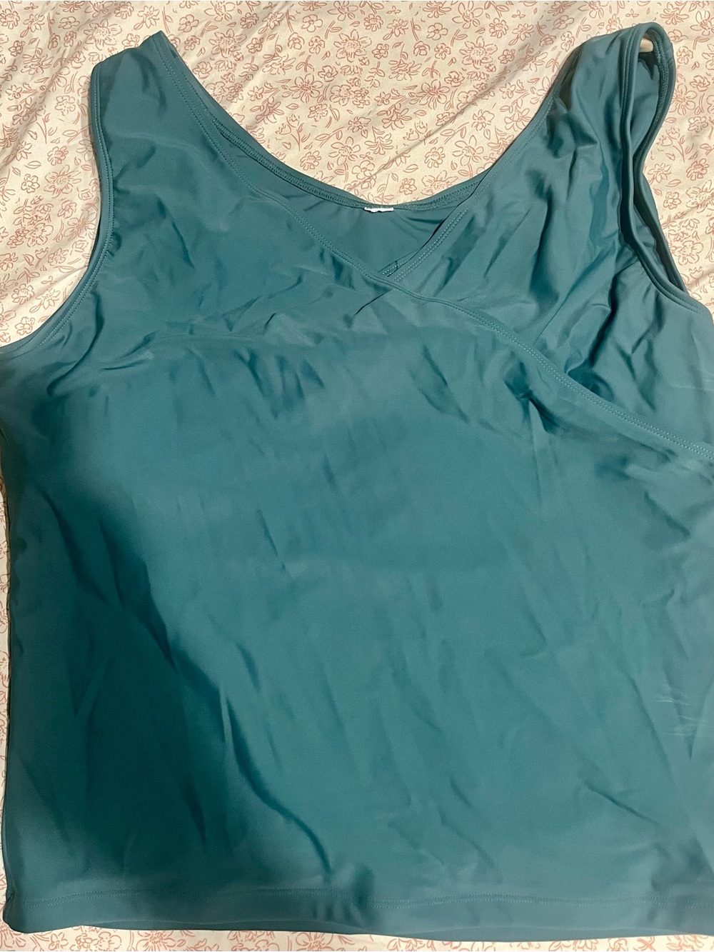 Honey Mark Basil Wrap Top